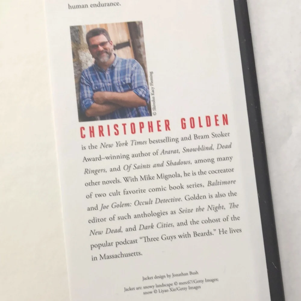 Road of Bones by Christopher Golden Hardcover Book
